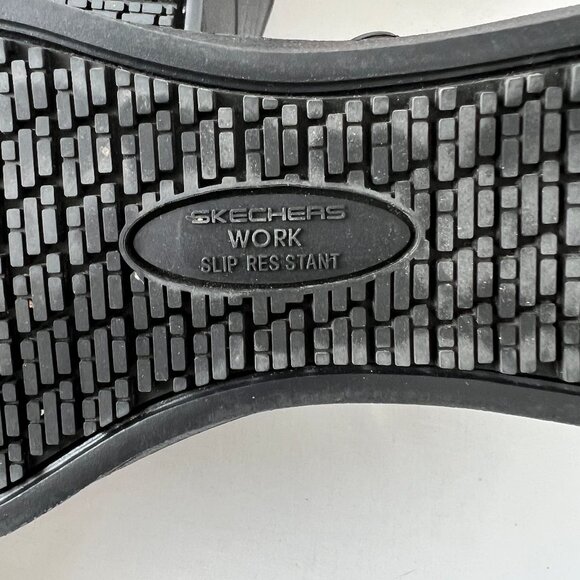 Skechers Work, Black, Slip Resistant Shoes, Womens Size 8, Slip ons, EC! - Picture 9 of 10